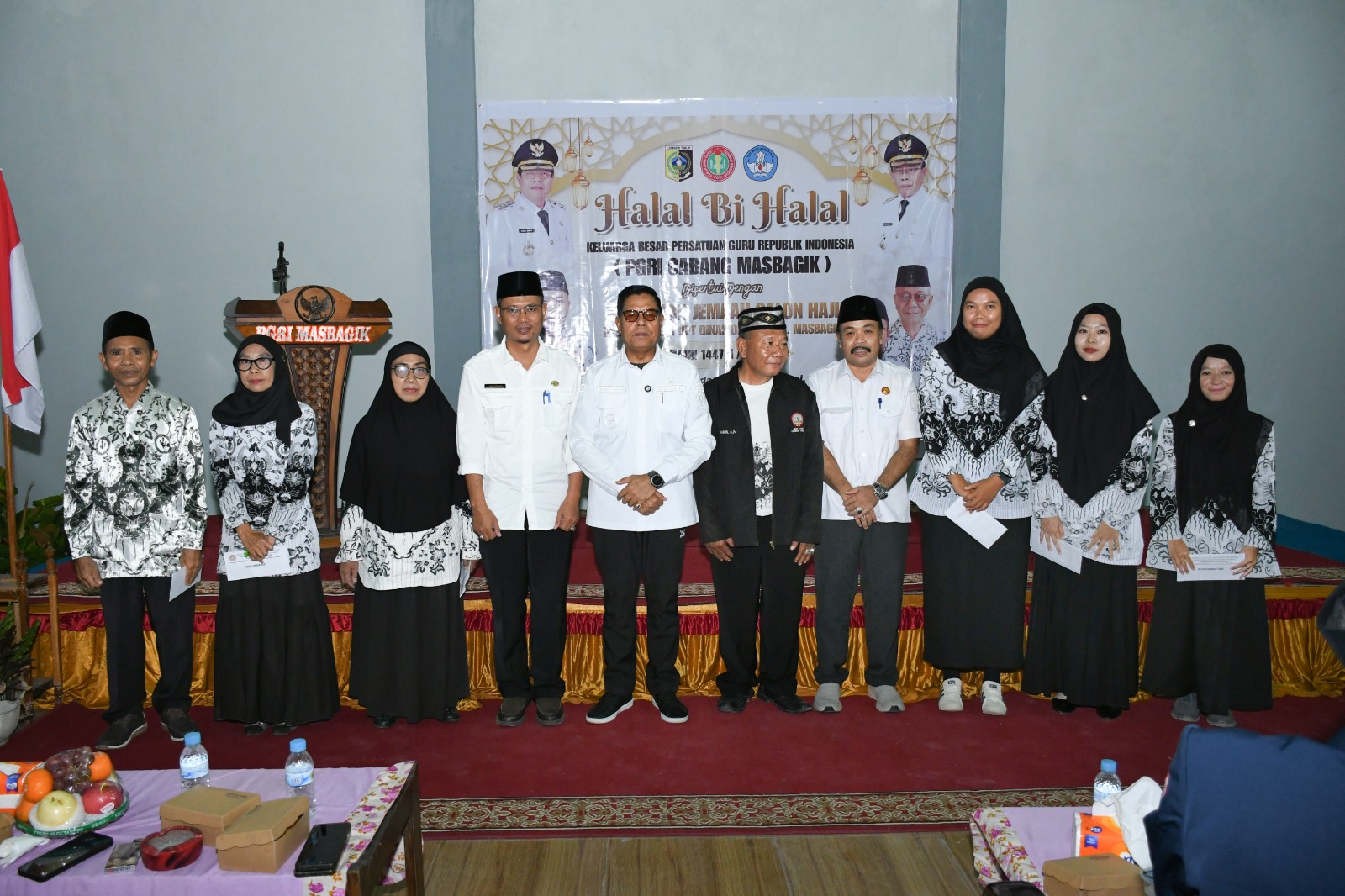 Bupati Resmikan Gedung PGRI Kecamatan Masbagik